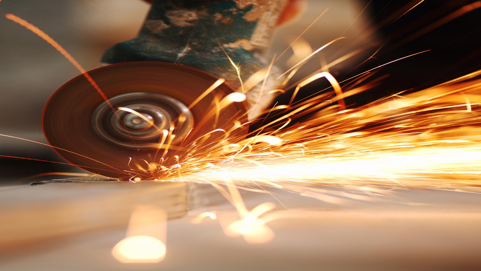 Precision steel fabrication with sparks